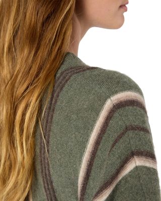 Elise Striped Cashmere Crewneck Sweater