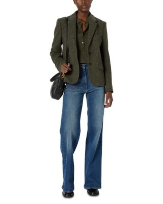 Noelie Wool Herringbone Blazer