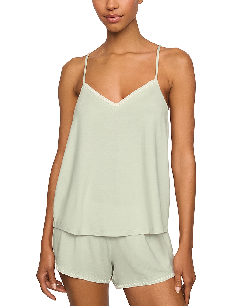 Eberjey Frida Cami Shorts Pajama Set In Green