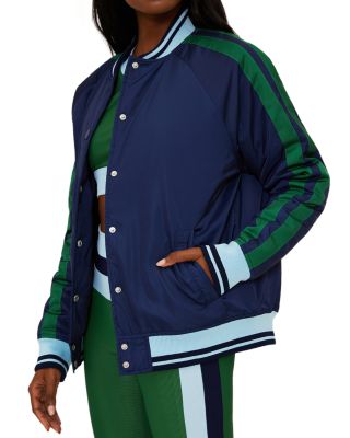 Colorblocked Flight Jacket