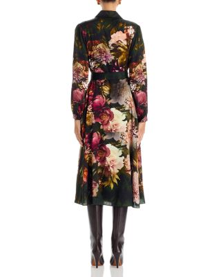 The Mila Silk Blend Printed Dress