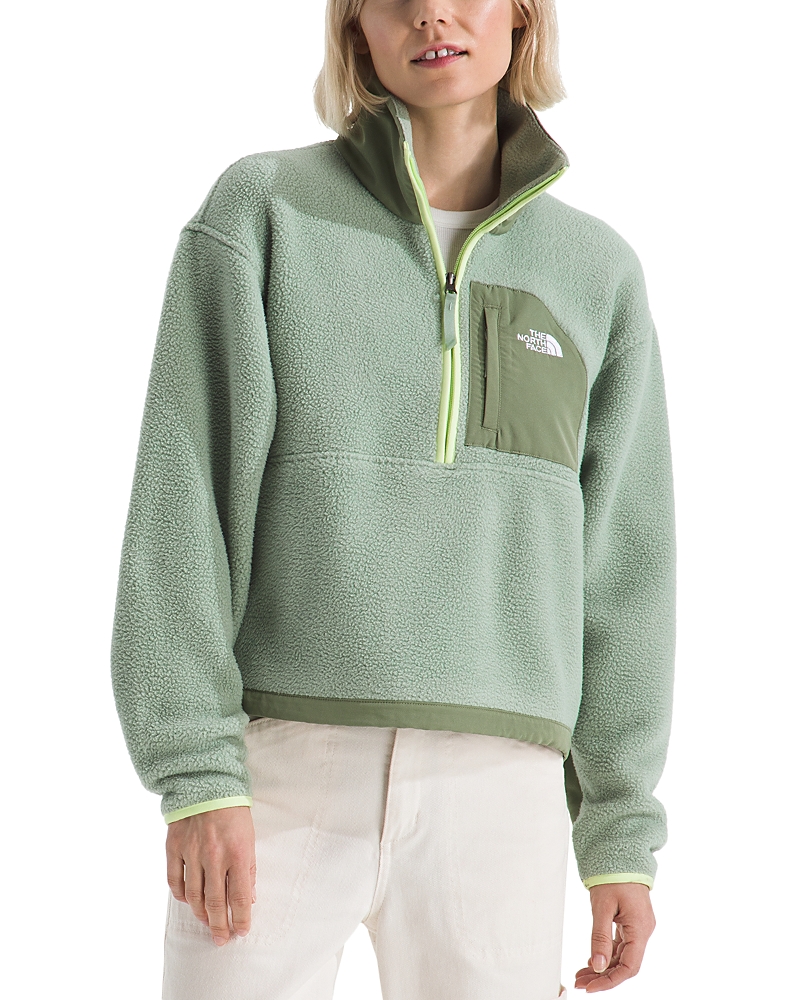The North Face Yumiori Off Peak Half Zip Jacket In Green