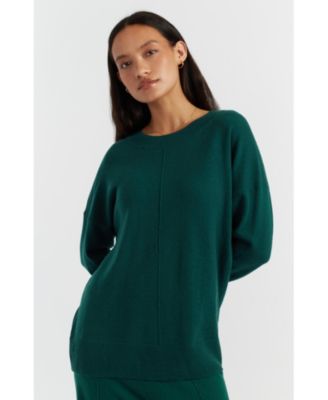  Women's Wool Cashmere Slouchy Sweater