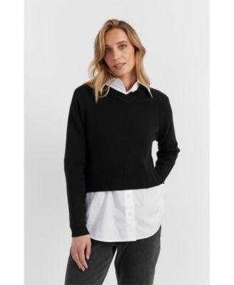 Women's Pure Cashmere V-Neck Sweater