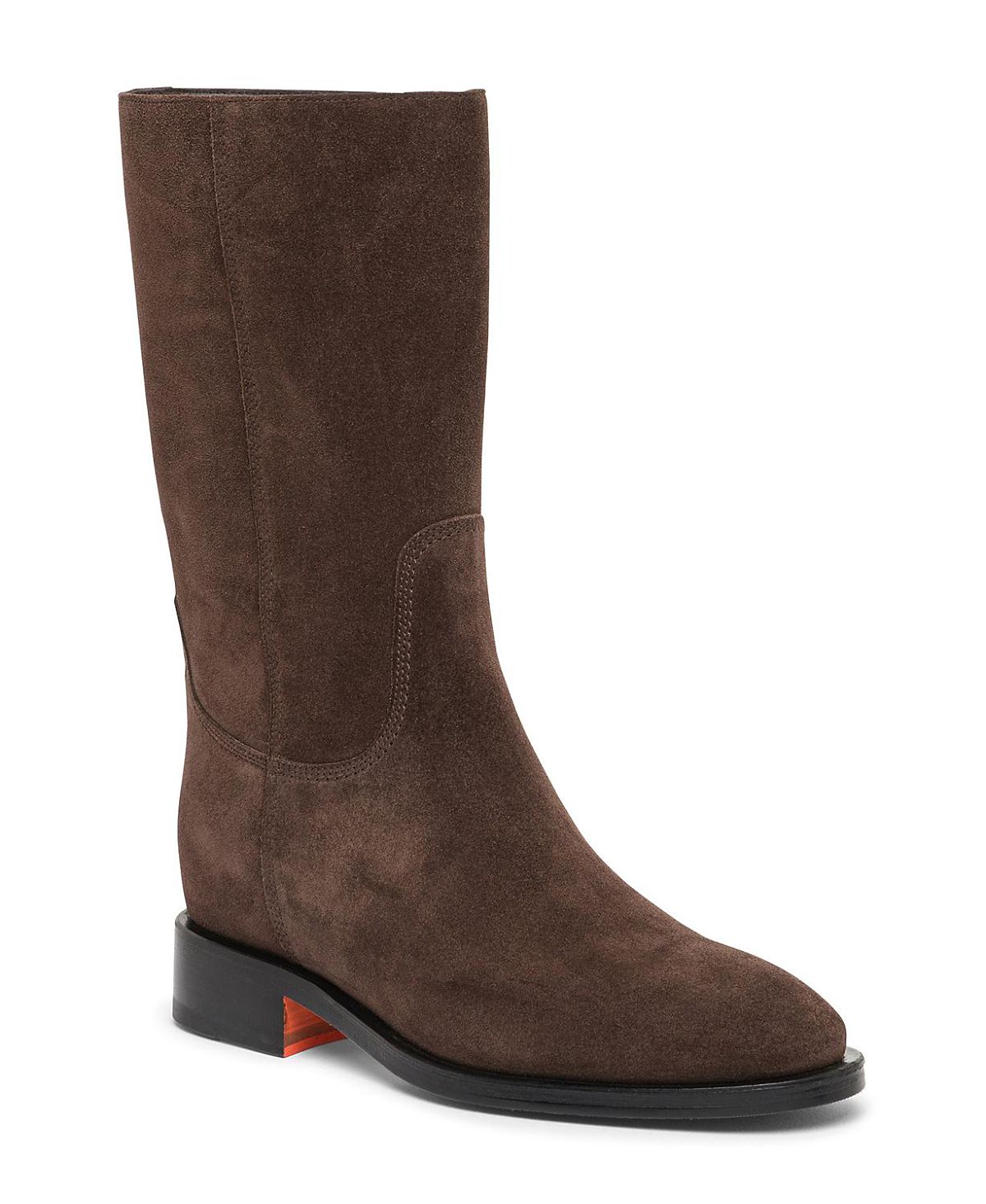 Santoni Women's Fleeces Suede Boot