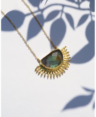 Sunrise Labradorite Pendant Necklace