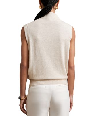 Harper Wool Sleeveless Slouch Neck Top