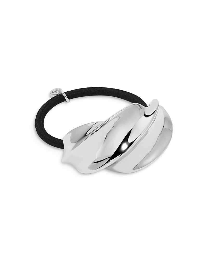 Ettika Sculptural Twist Hair Elastic In Metallic