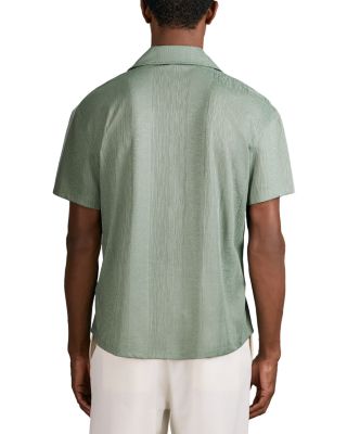 Ando Stripe Jacquard Cuban Shirt