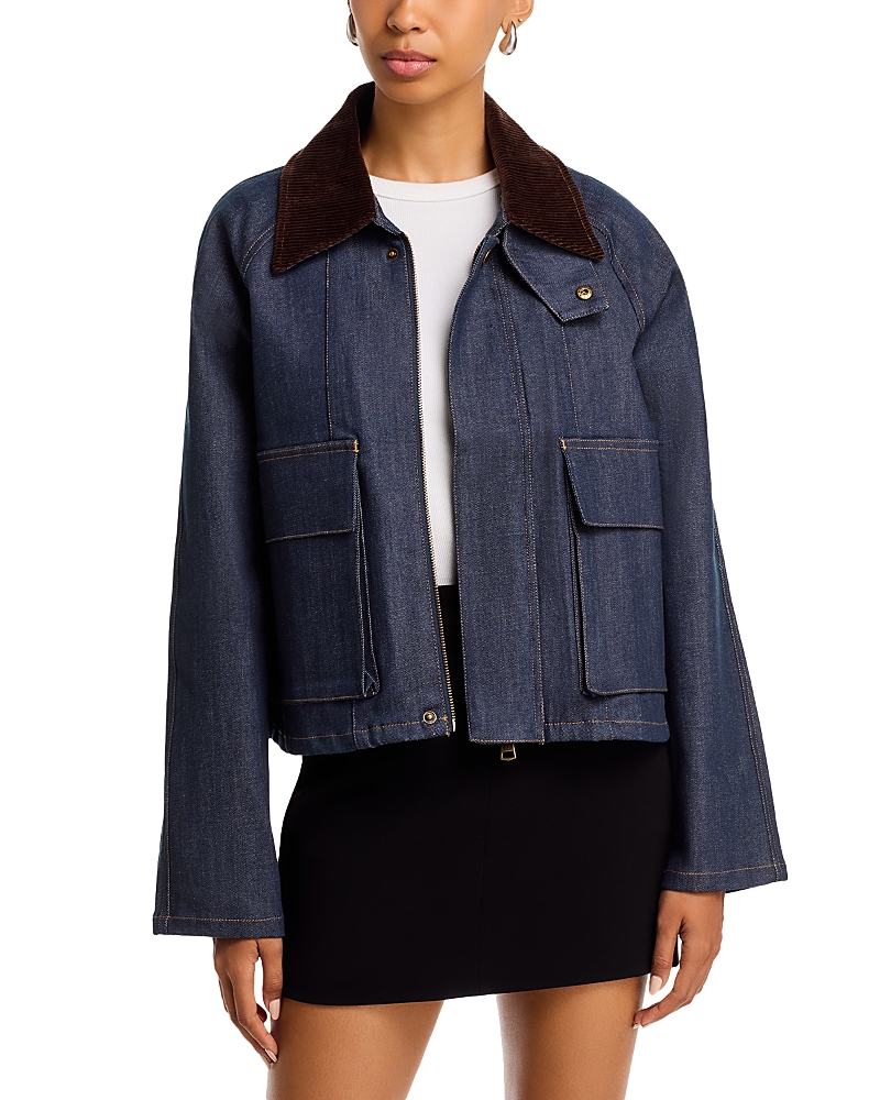 Steve Madden Justina Jacket In Blue