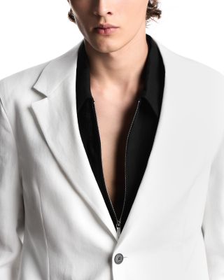 Pure Linen Single Breasted Regular Fit Blazer