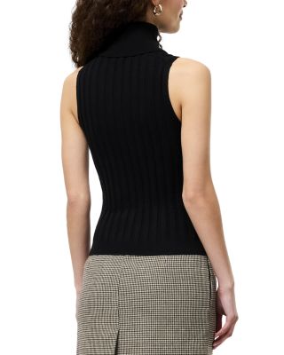 Padma Fine Knit Turtleneck Tank Top