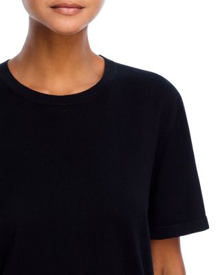 Cotton and Cashmere Short Sleeve Tee