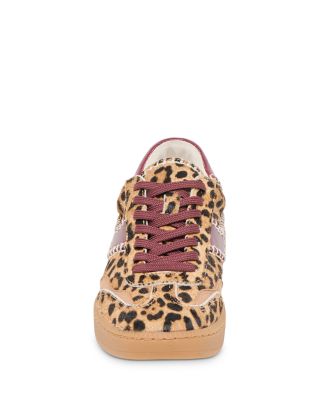 Women's Notice Stitch Leopard Print Sneakers