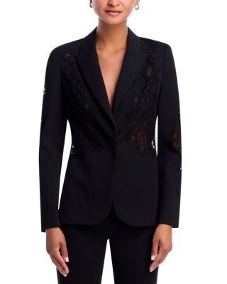 Clementine Lace Appliqu&eacute; Blazer