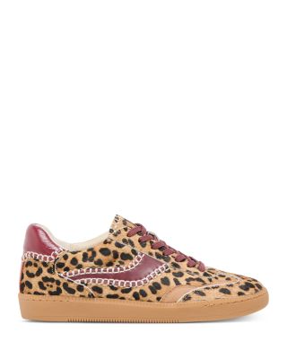 Women's Notice Stitch Leopard Print Sneakers