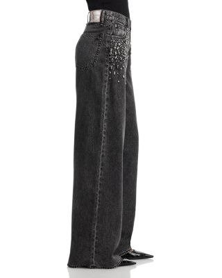 Sofie High Rise Full Wide Leg Jeans in Jewel