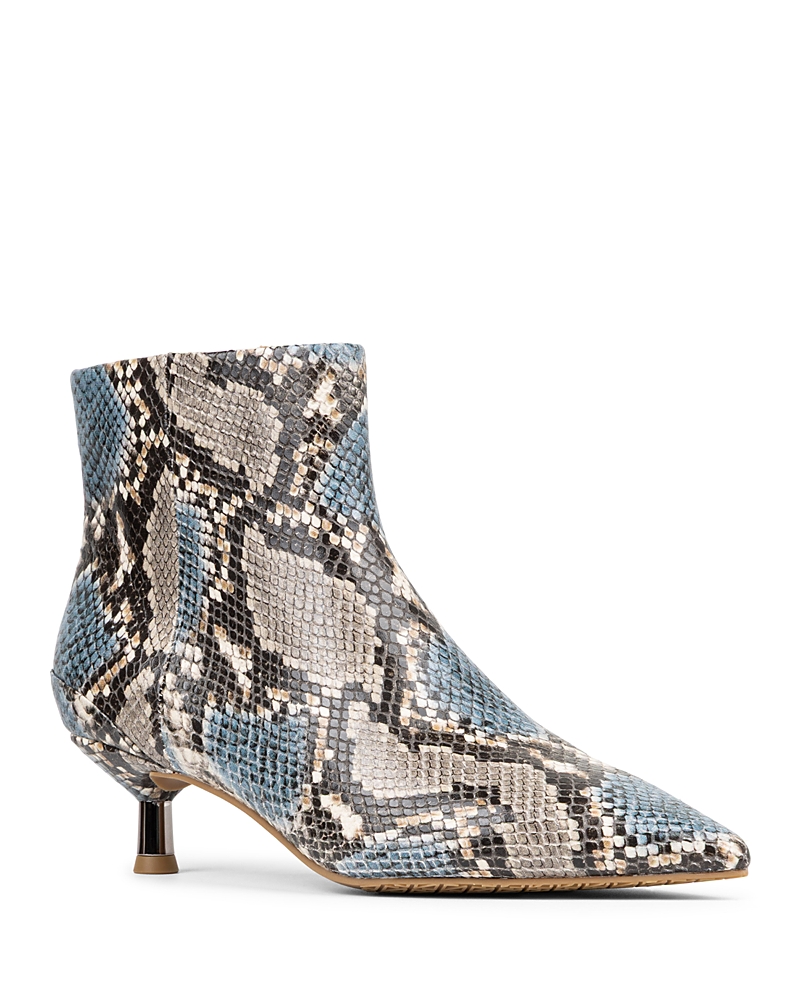 Donald Pliner Dazha Kitten Heel Bootie In Blue
