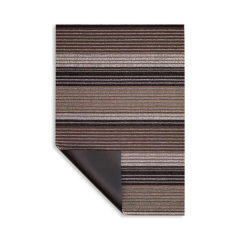 Chilewich Pleat Stripe Shag Rug, 24 X 36 In Multi