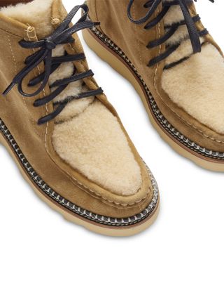 Women's Winnie Suede & Shearling Boots