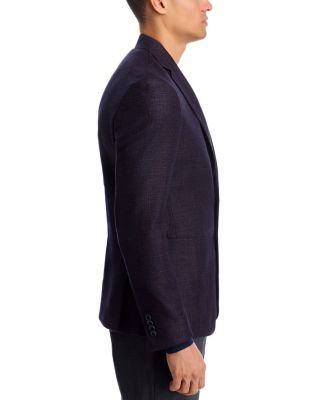 Loro Piana Wool & Silk Fabric Textured Solid Unstructured Regular Fit Sport Coat - Exclusive