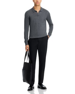 Perin Performance Wool Tapered Fit Pants with Elasticated Waistband