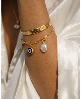 Dela Textured Cuff Bracelet