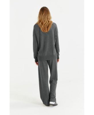  Women's Wool & Cashmere Slouchy Sweater