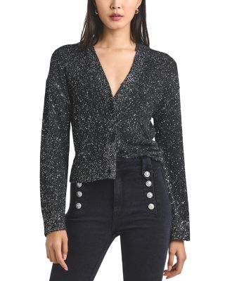 Kalena Sequin Plated Cardigan