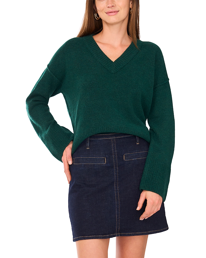 Vince Camuto High-low Sweater In Green