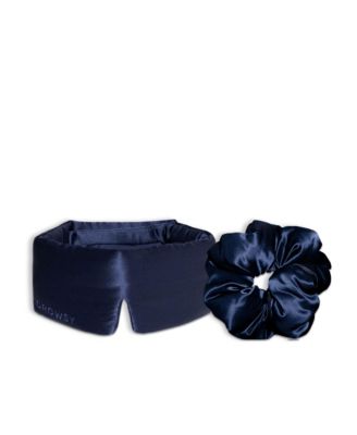  Silk Mask and Padded Scrunchie Set