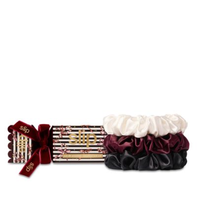 Pure Silk Large Scrunchie Cracker Gift Set- Sugar Plum