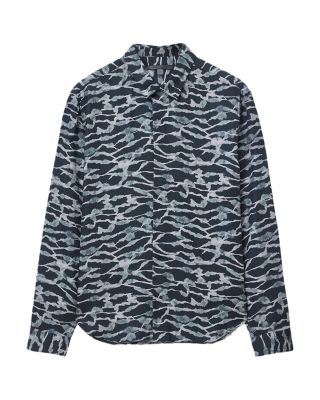 Rodney Printed Button Front Shirt