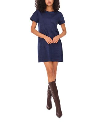 Paneled Shift Mini Dress