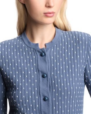 Textured Striped Cardigan