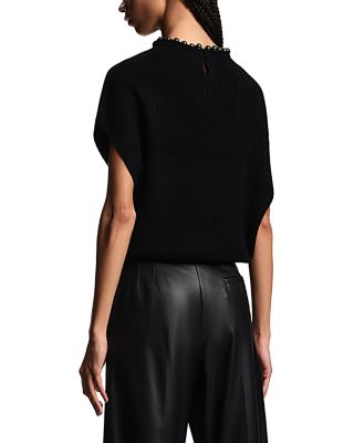 Metallic Sphere Trim Sweater