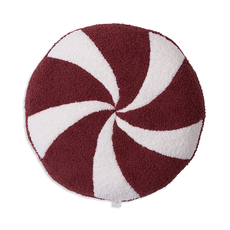 Barefoot Dreams Cozychic Peppermint Pillow In Red