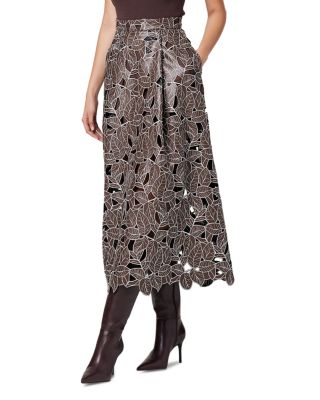 Stacy Faux Leather Skirt