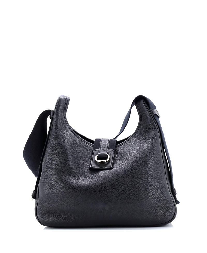 Pre-owned Pre-owned Hermes Hermes Tsako Shoulder Bag Togo In Black