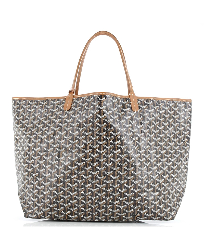 Pre-owned Pre-owned Goyard Goyard Gm Saint Louis Tote Coated Canvas In Brown