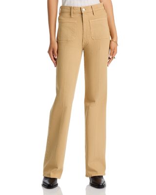 High Rise Patch Pocket Bookie Sneak Jeans in The Devil May Care