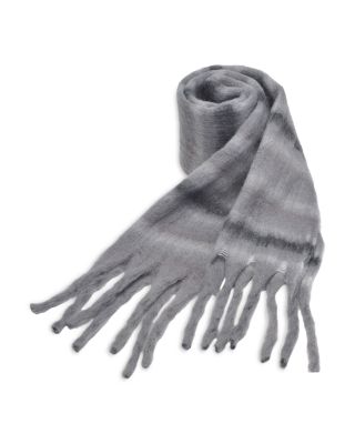 Striped Fringe Scarf
