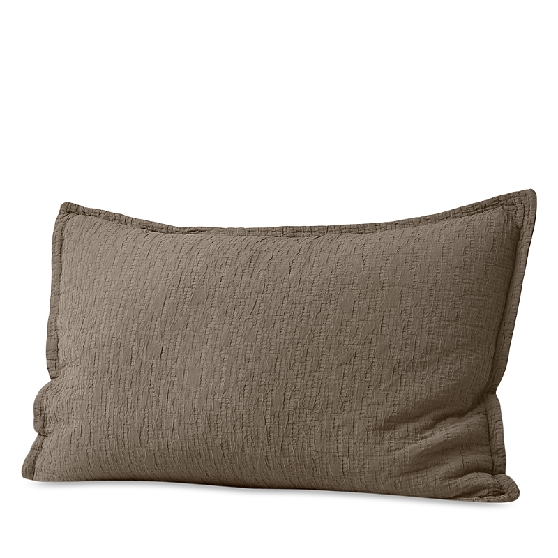 Hudson Park Collection Textured Italian Matelasse King Sham Set - Exclusive In Brown