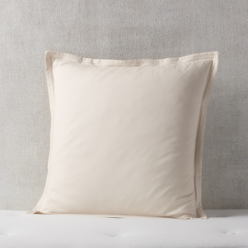 Hudson Park Collection Italian Percale Solid Euro Sham Set - Exclusive In Neutral