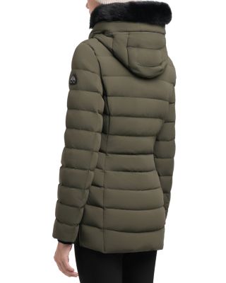 Roselawn Shearling Trim Down Jacket