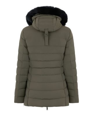 Roselawn Shearling Trim Down Jacket