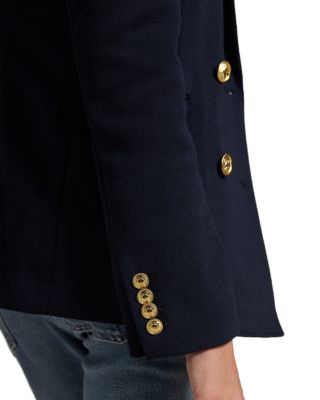 Knit Double Breasted Blazer