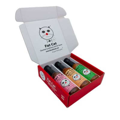 Unique Flavors 3 Bottle Hot Sauce Gift Box