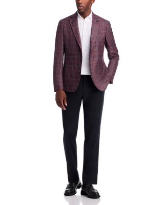 Crown Crafted Claren Plaid Tailored Fit Soft Sport Coat