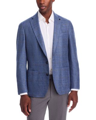 Crown Crafted Delrose Plaid Tailored Fit Soft Sport Coat